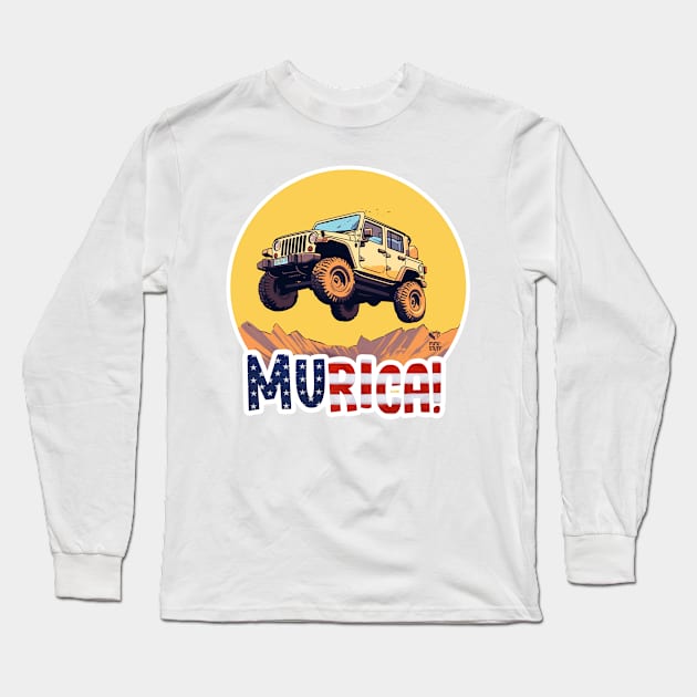 MURICA - Jeep life i Long Sleeve T-Shirt by mutu.stuff